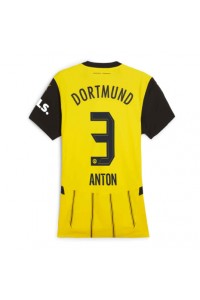 Fotbalové Dres Borussia Dortmund Waldemar Anton #3 Dámské Domácí Oblečení 2024-25 Krátký Rukáv